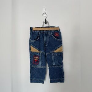 Vintage Little Levi's Patchwork Jeans Made in USA 100% cotton 3T